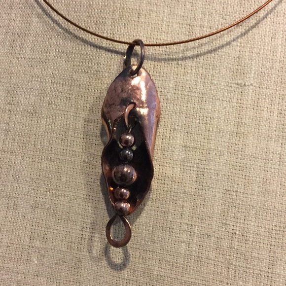 HOST PIC! UNIQUE One of a Kind Handcrafted Copper Pendant.. - Picture 4 of 7